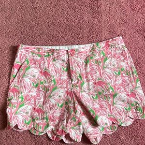 Lilly Pulitzer shorts flamingo print